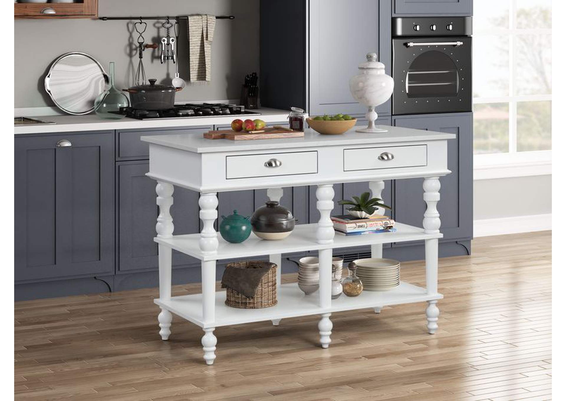 Rorratt Kitchen Island,Acme