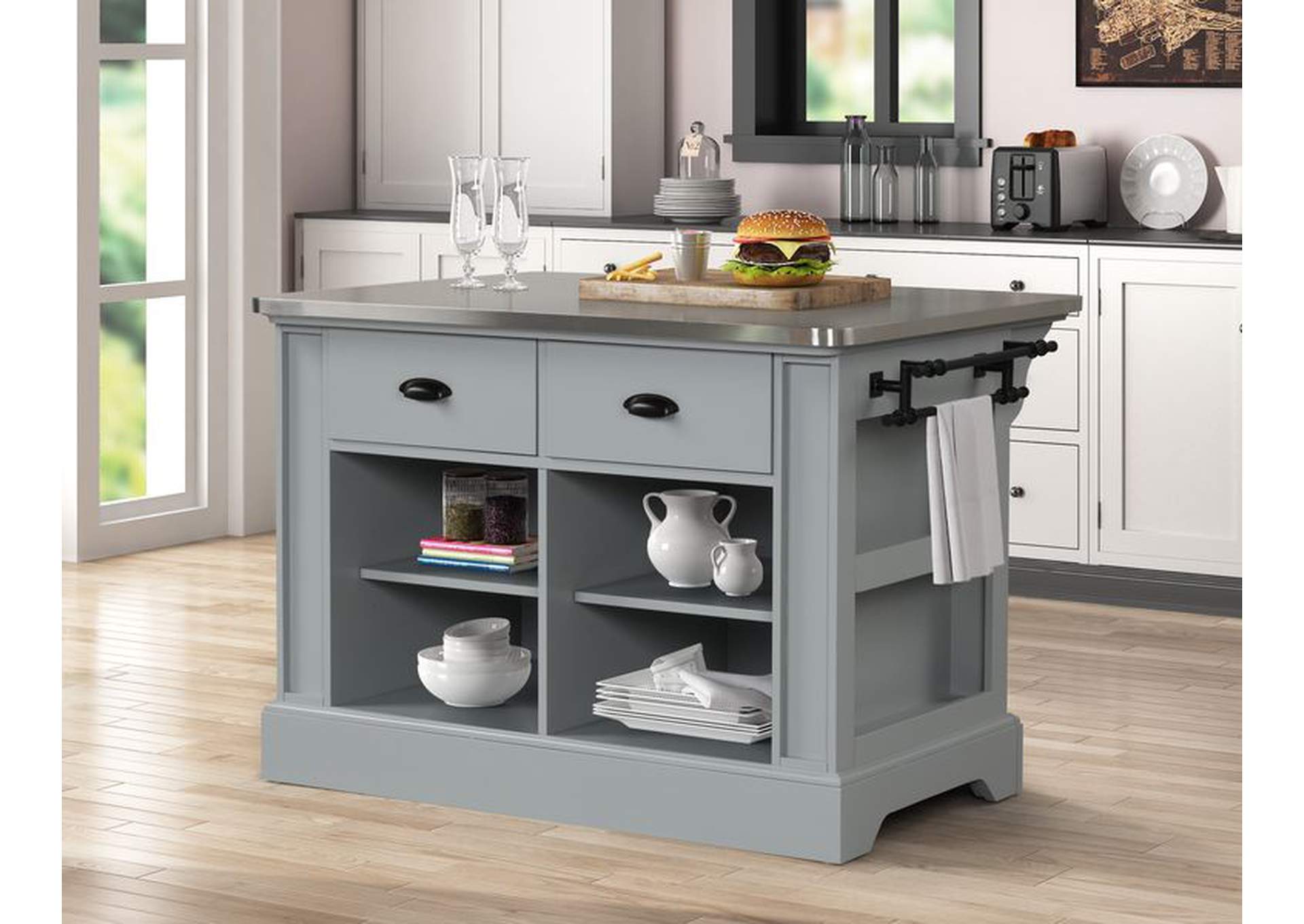 Urrur Kitchen Island,Acme