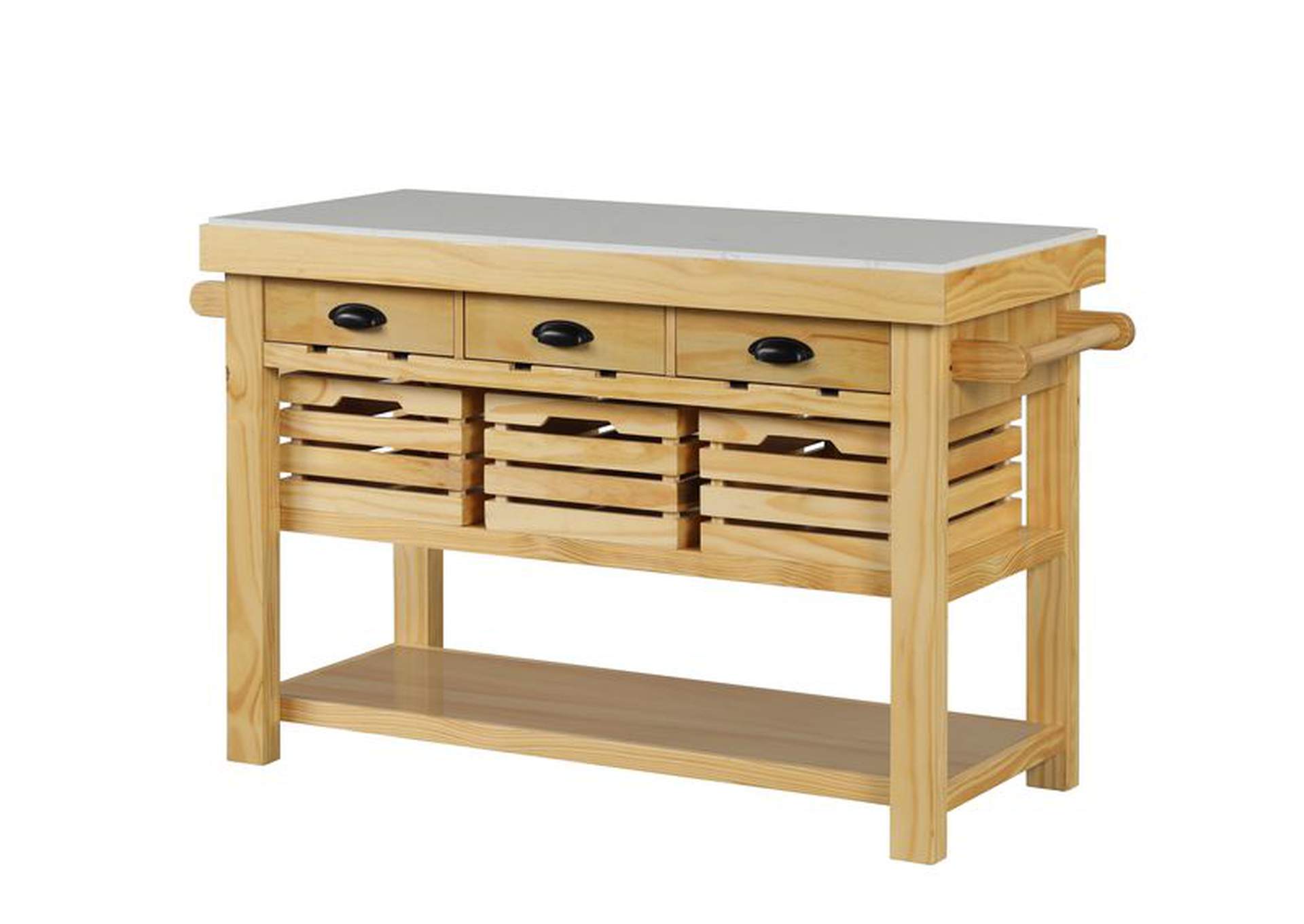 Grovaam Kitchen Island,Acme