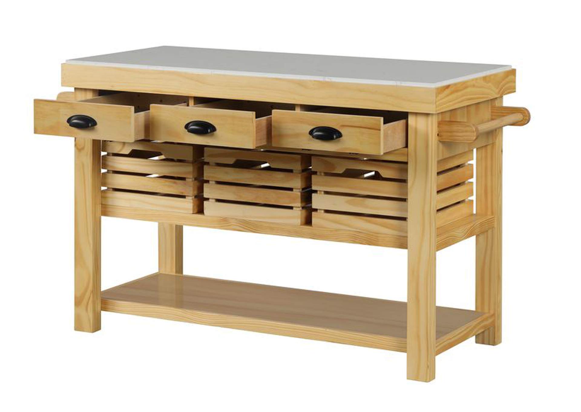 Grovaam Kitchen Island,Acme