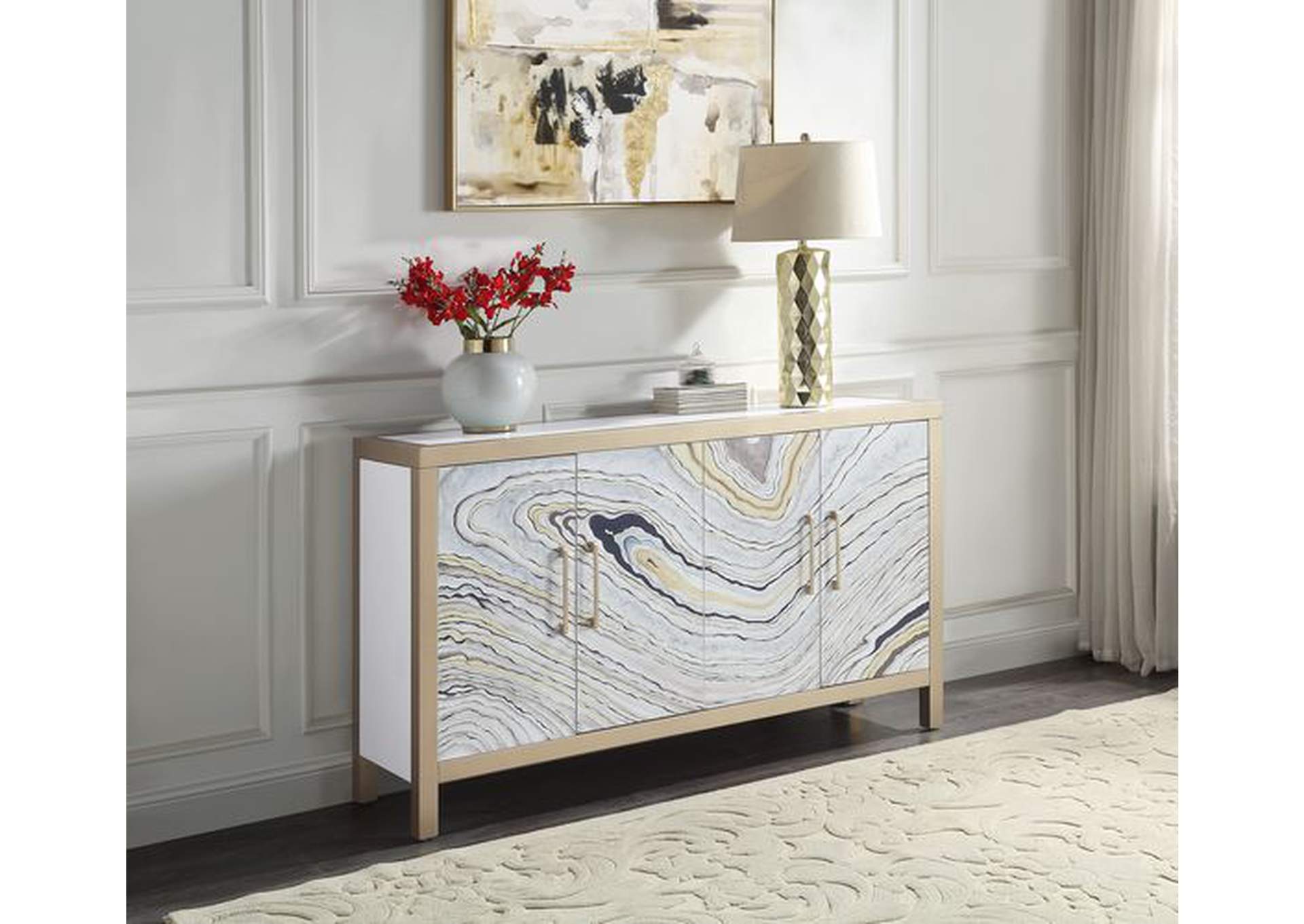 Cicero Console Table,Acme