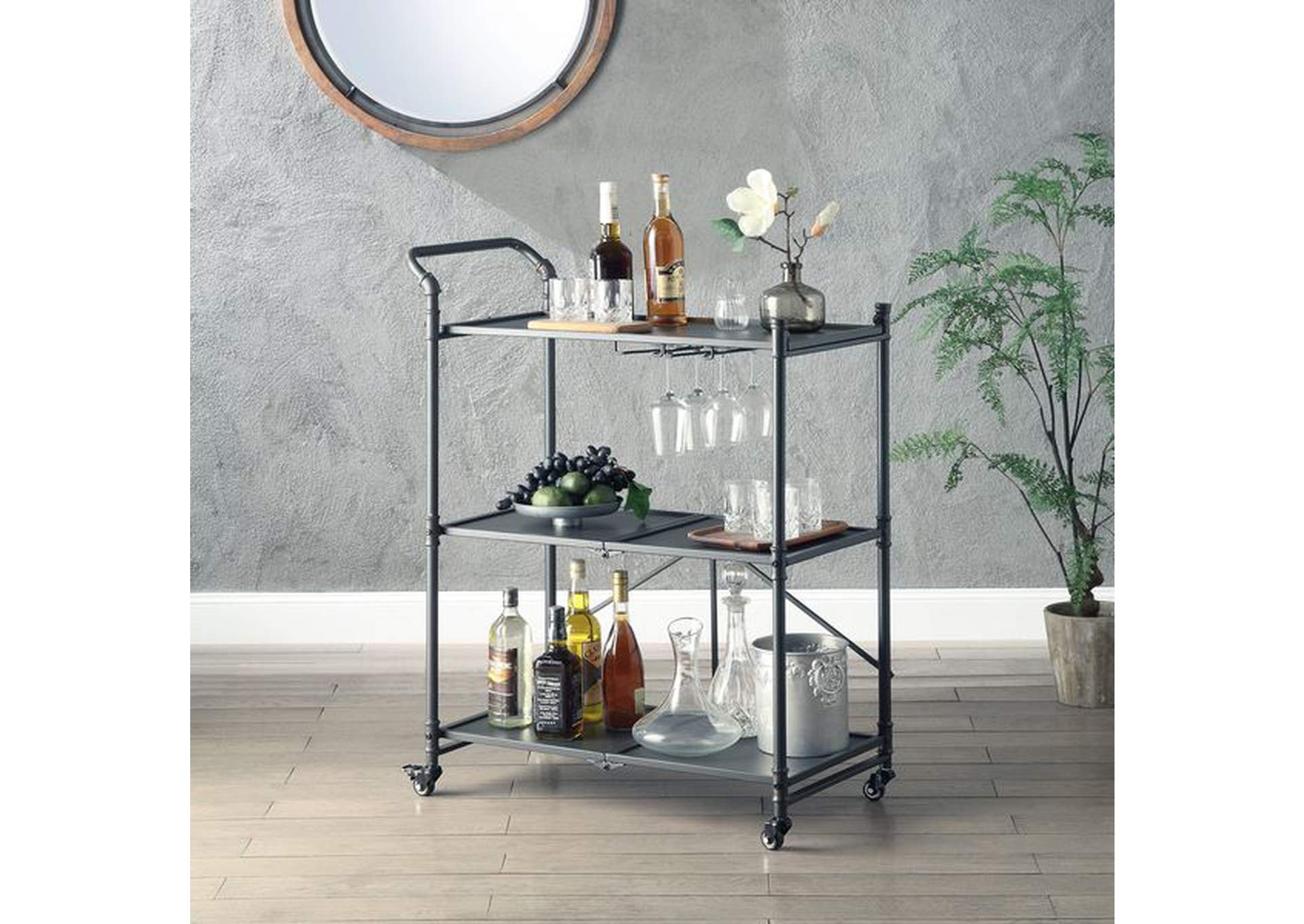 Cordelia Serving Cart,Acme
