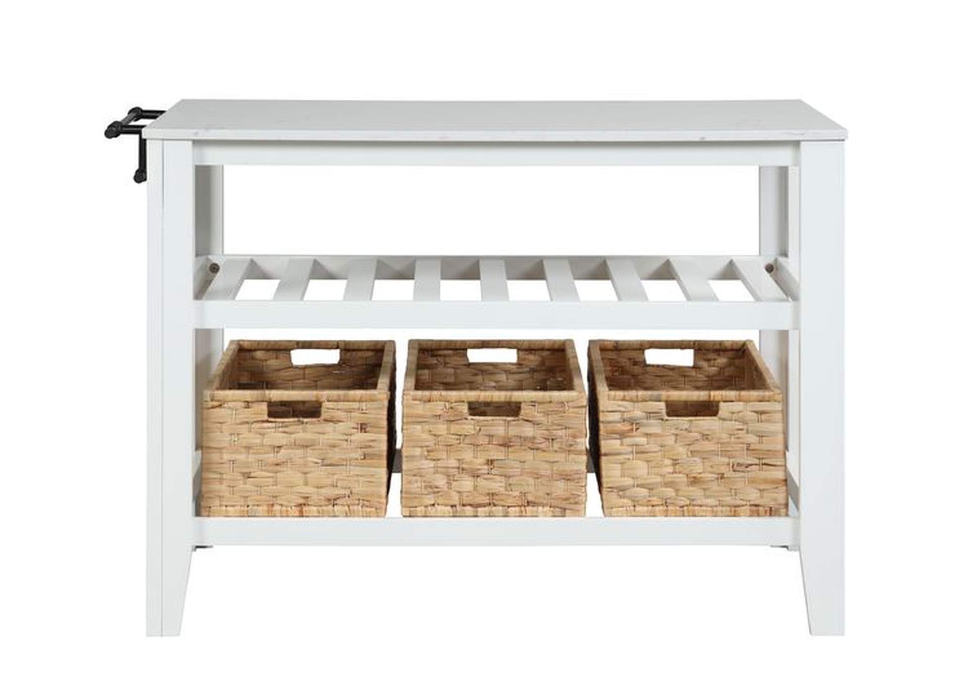 Sezye Kitchen Island,Acme