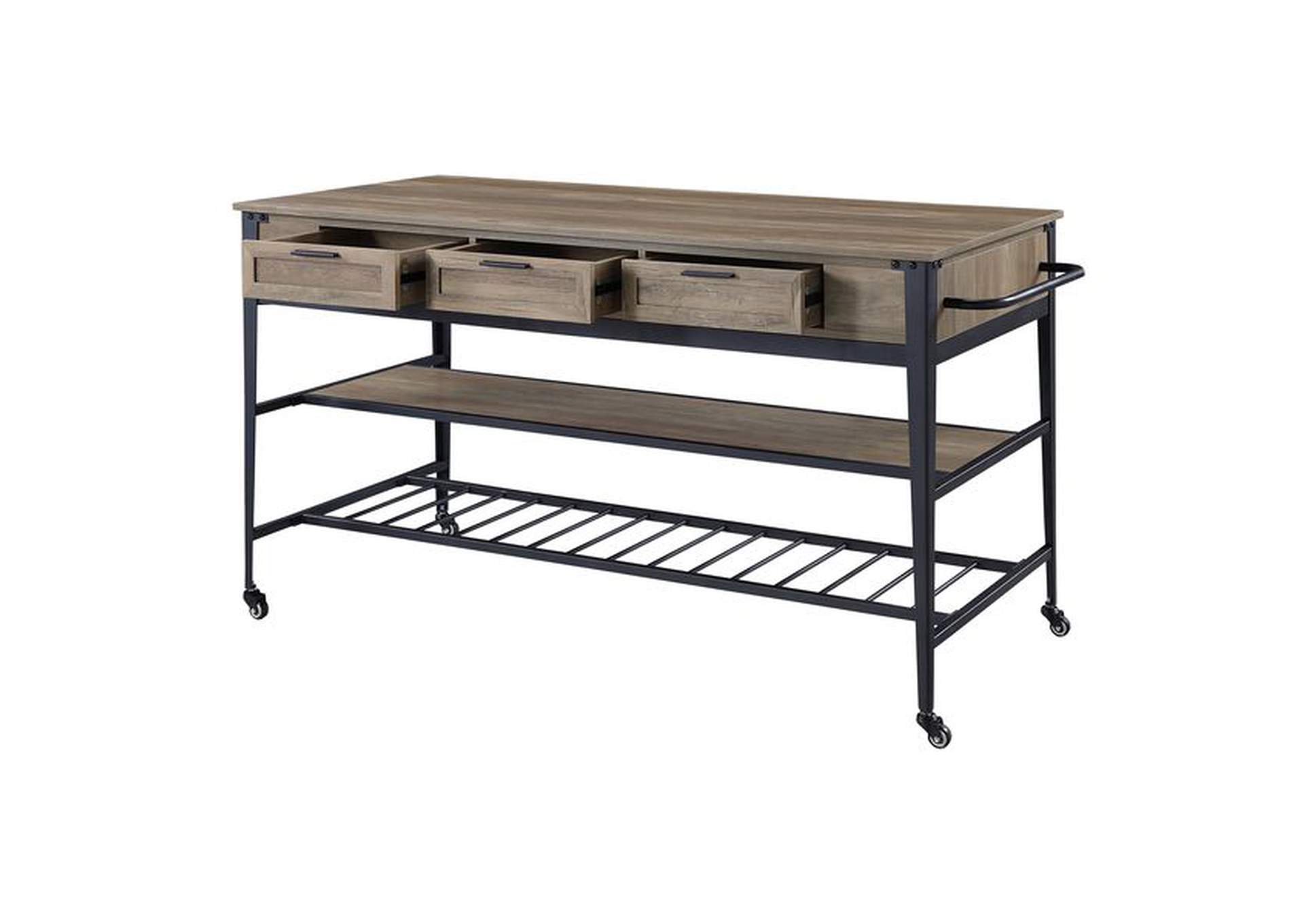 Macaria Kitchen Island,Acme