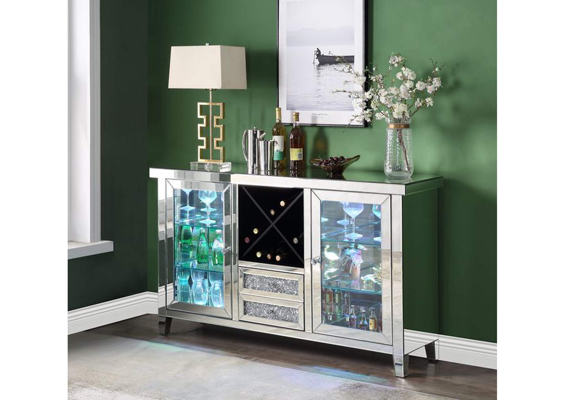 Noralie Wine Cabinet,Acme