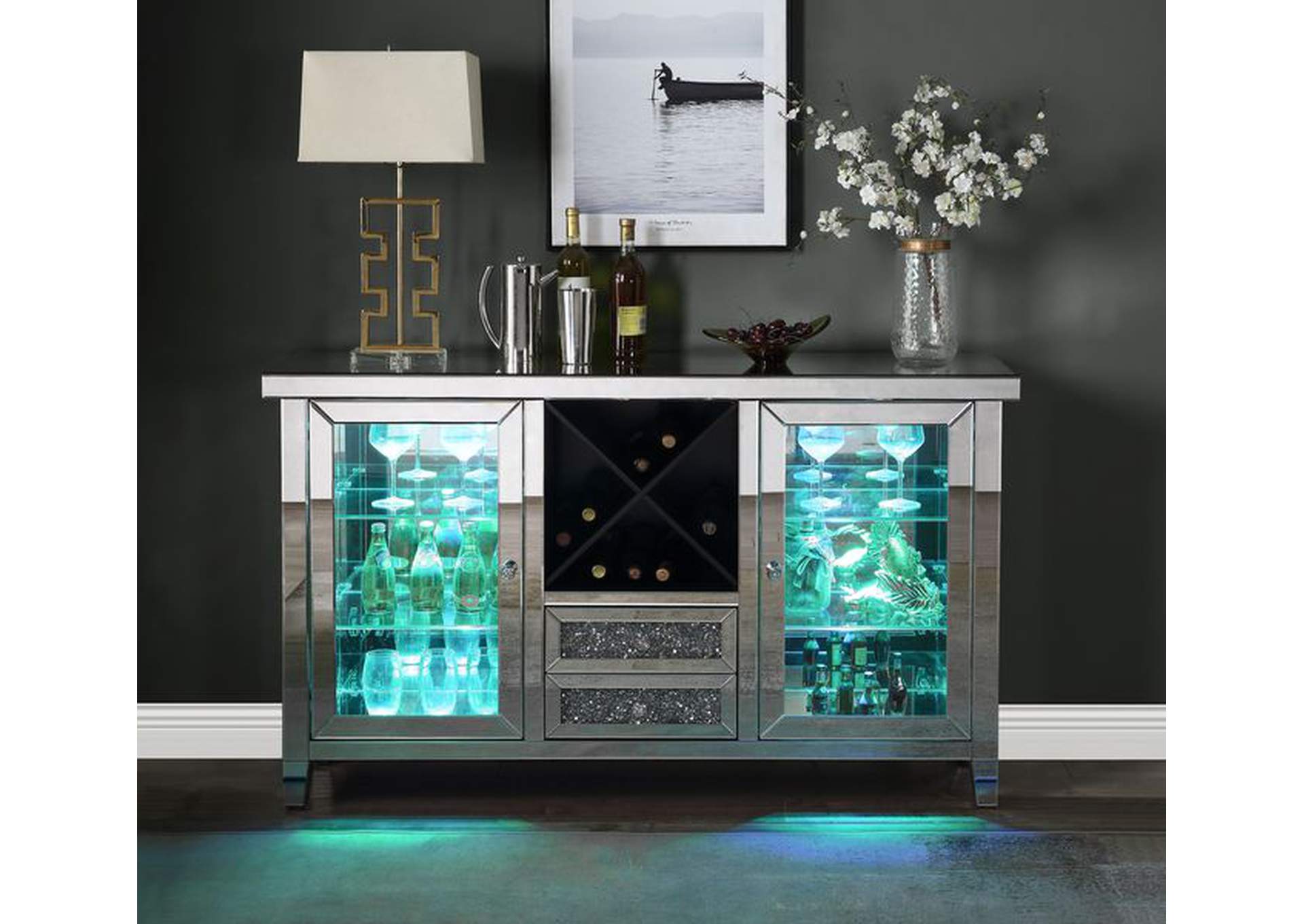 Noralie Wine Cabinet,Acme