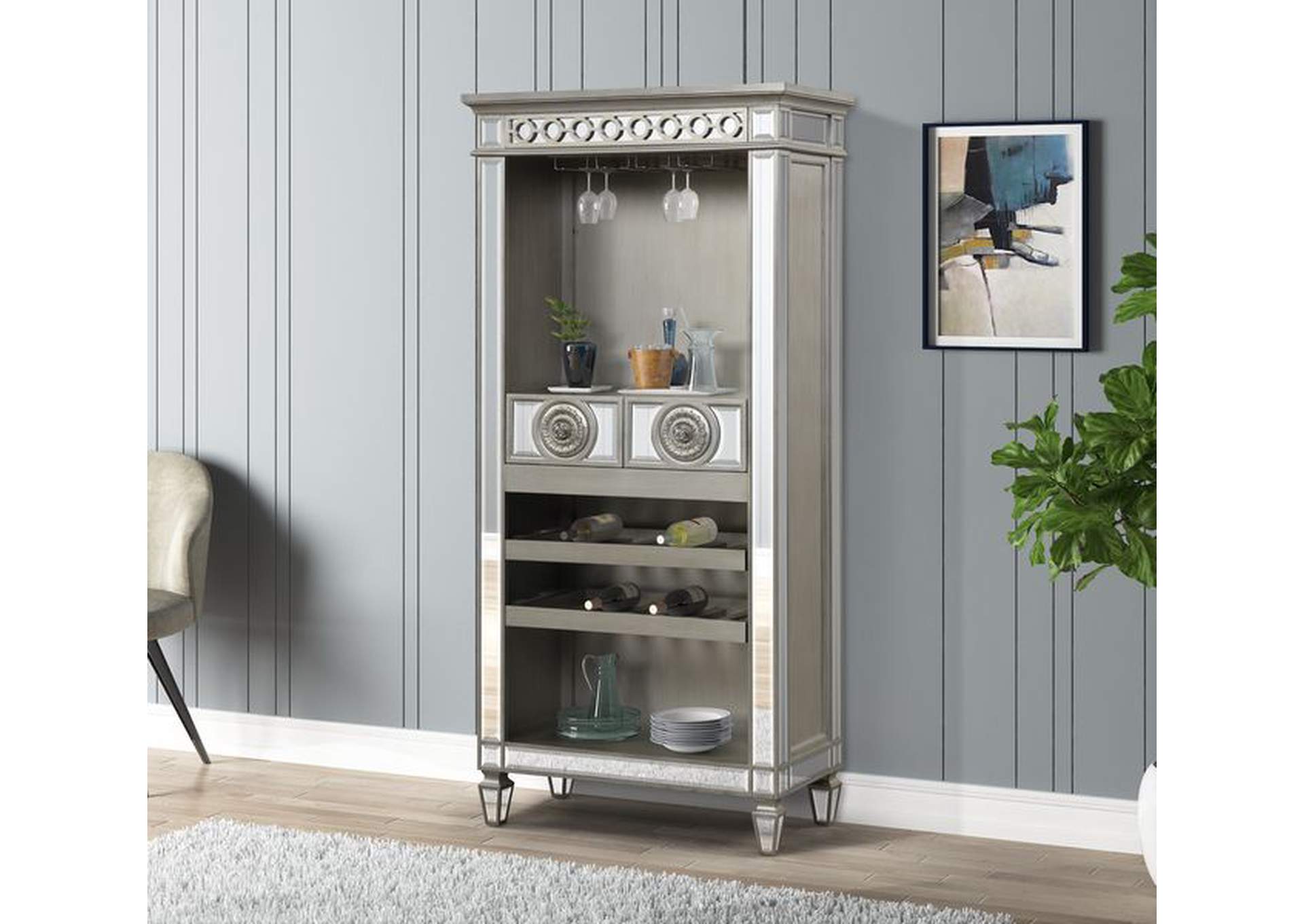 Varian Ii Wine Cabinet,Acme