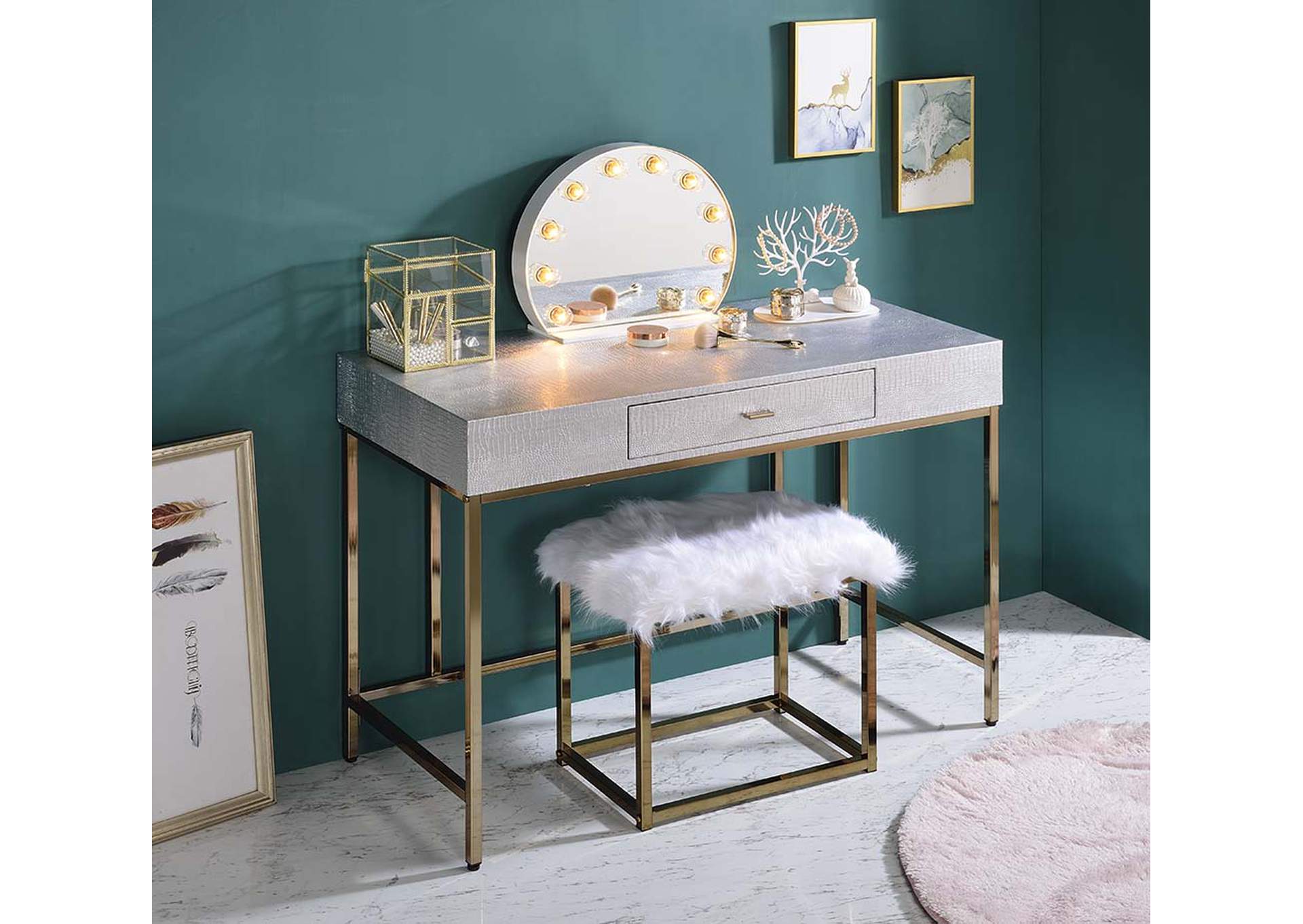 Piety Vanity Desk,Acme