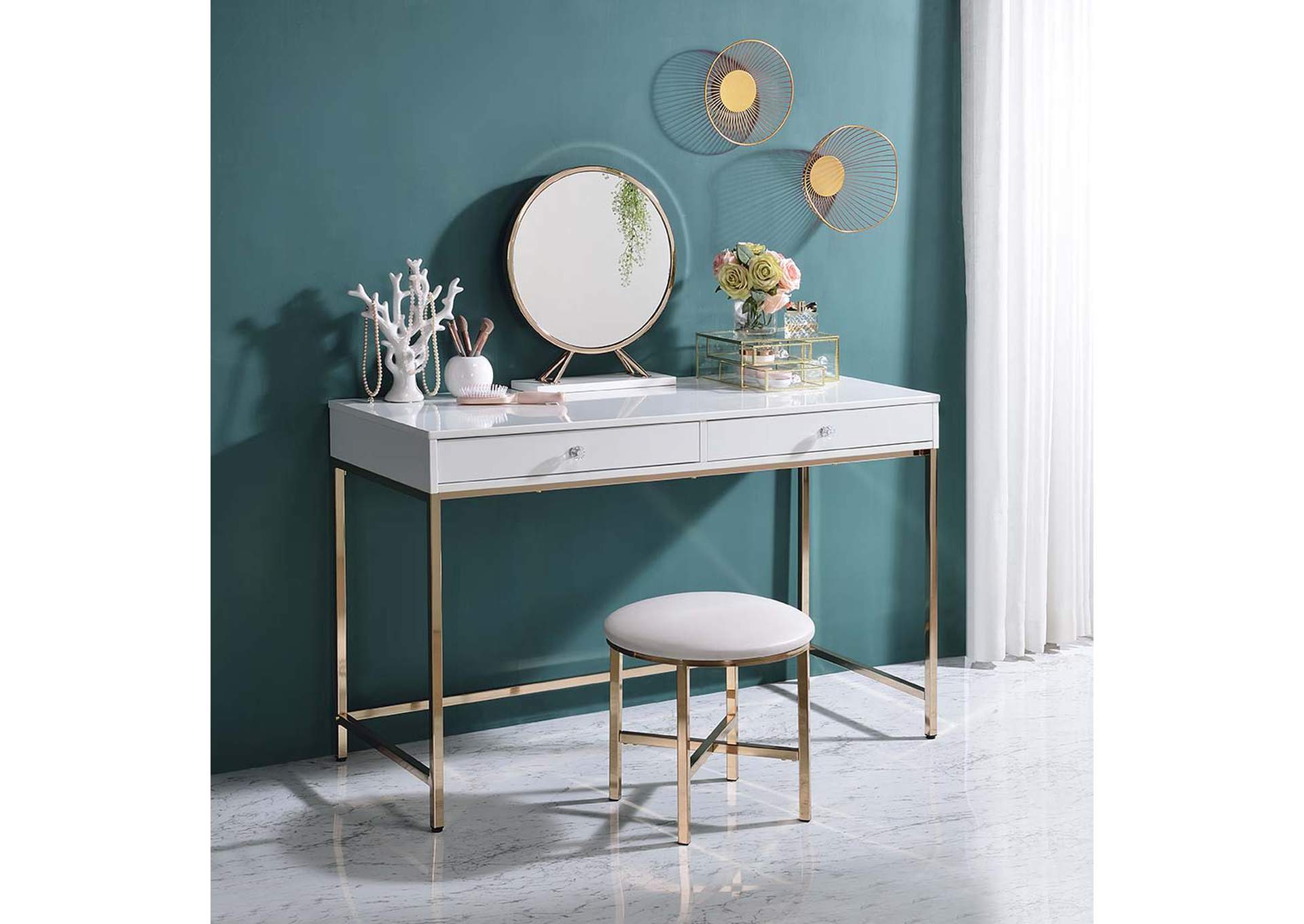 Ottey Vanity Desk,Acme