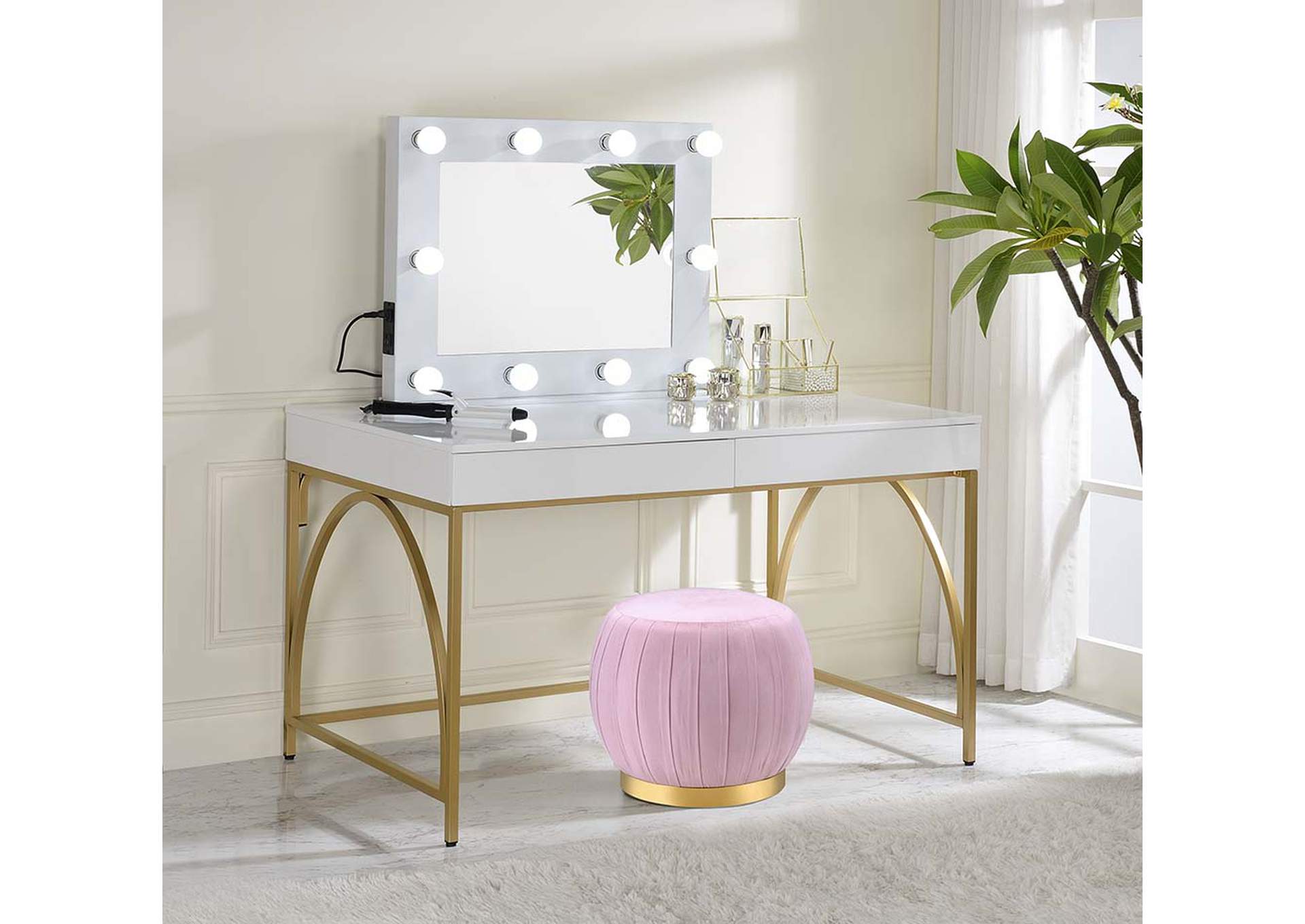 Lightmane Vanity Desk,Acme