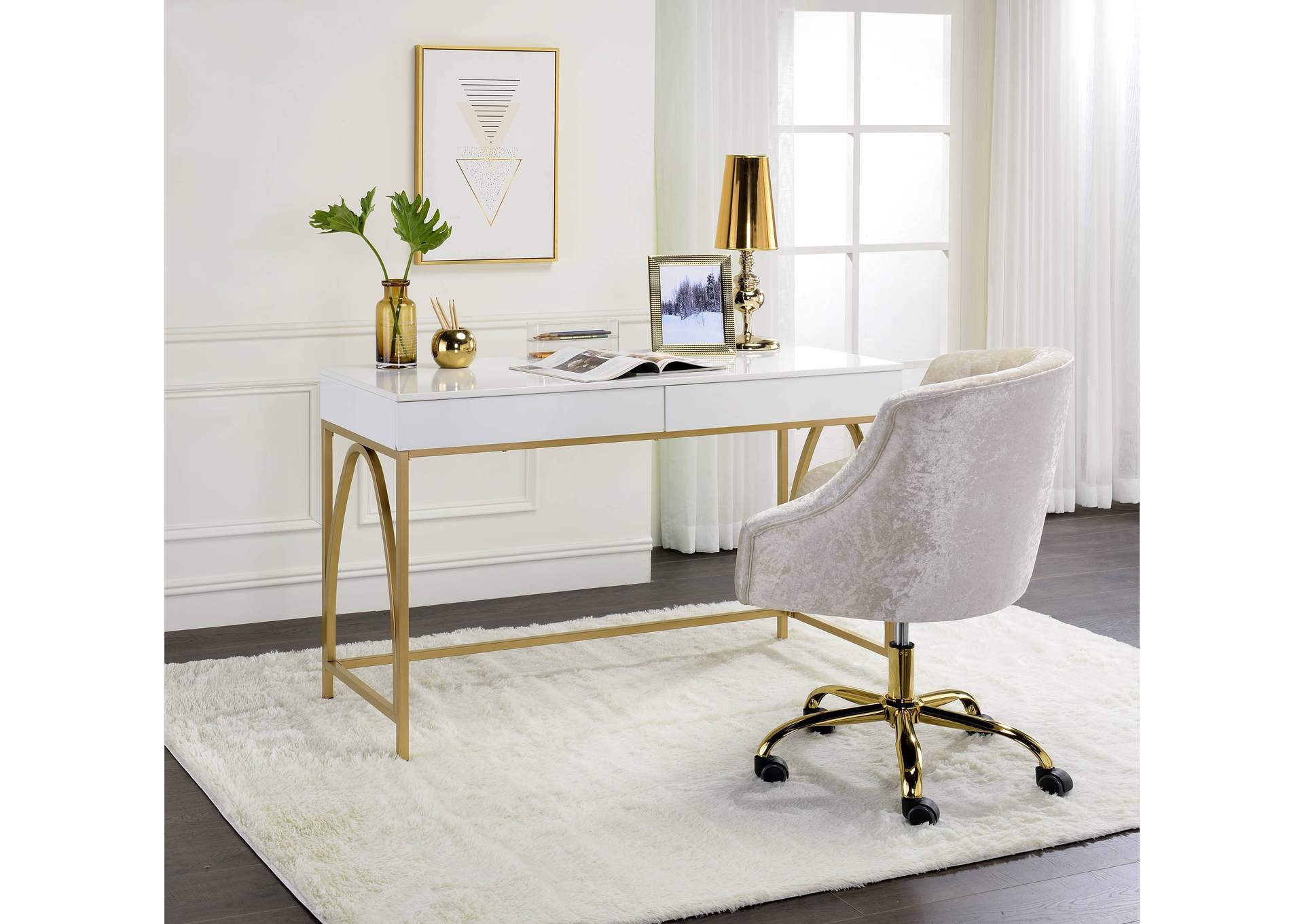 Lightmane Vanity Desk,Acme