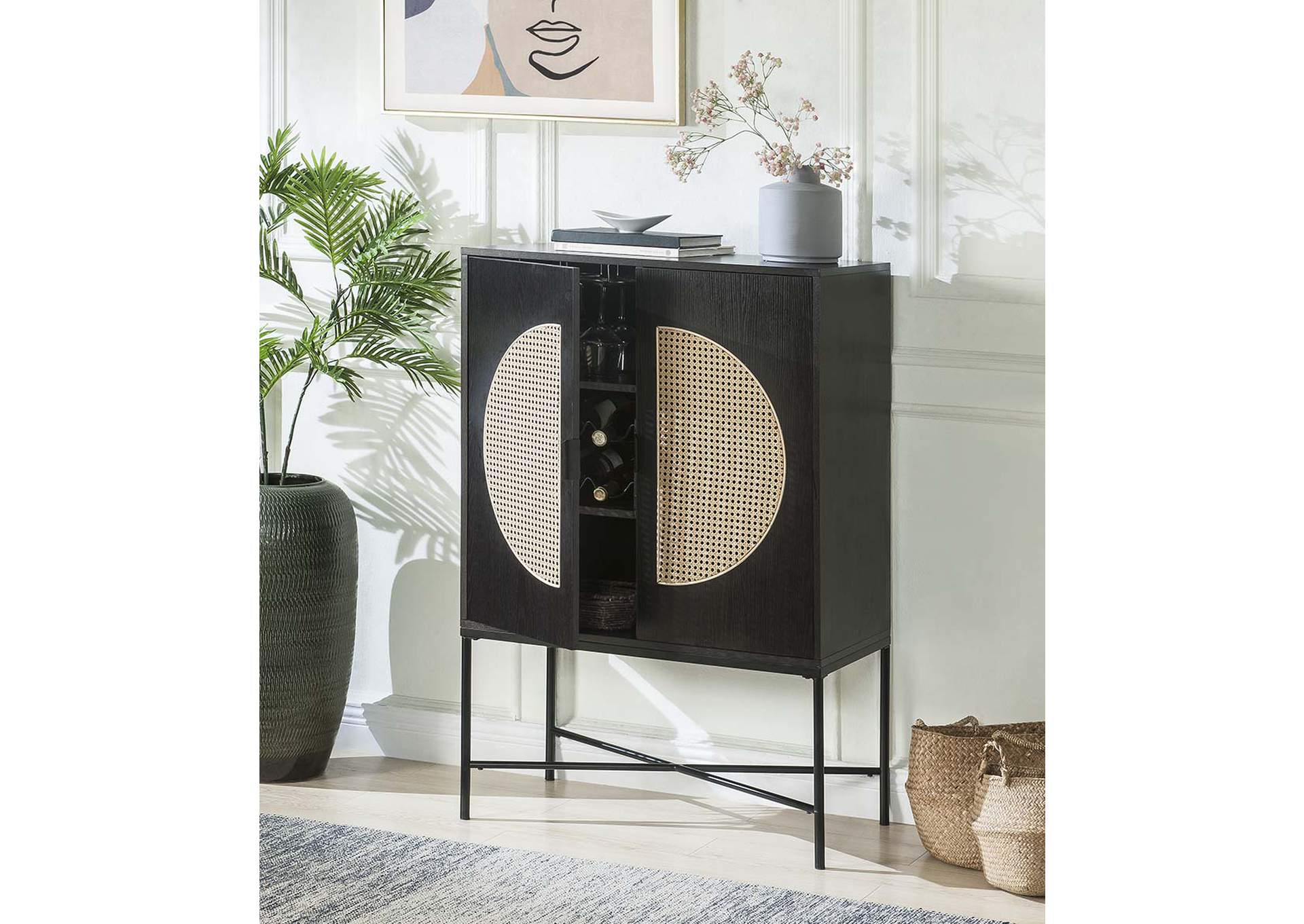 Colson Wine Cabinet,Acme