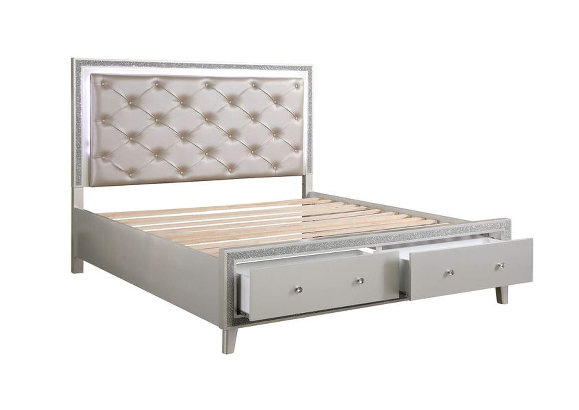 Sliverfluff Queen Bed,Acme