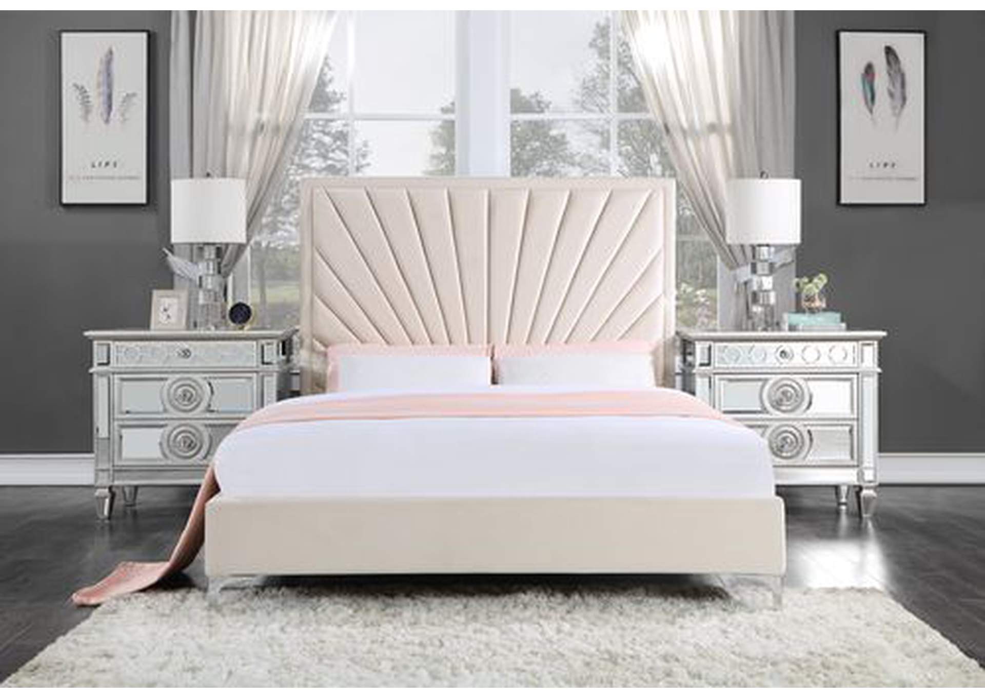 Faiz Eastern King Bed,Acme