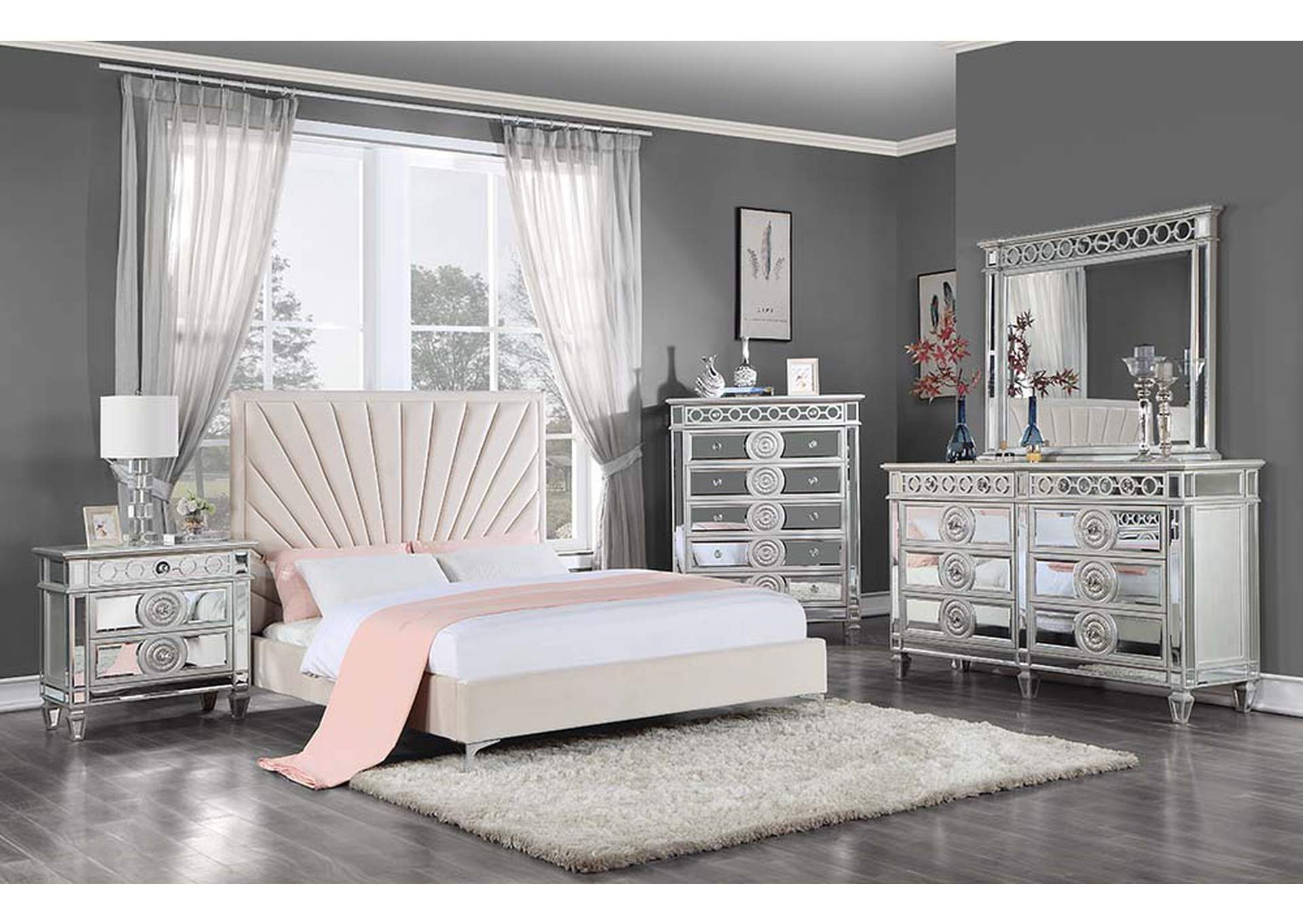 Faiz Queen Bed,Acme