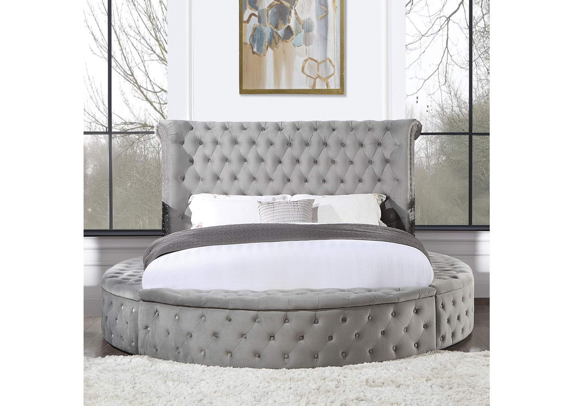 Gaiva Eastern King Bed,Acme