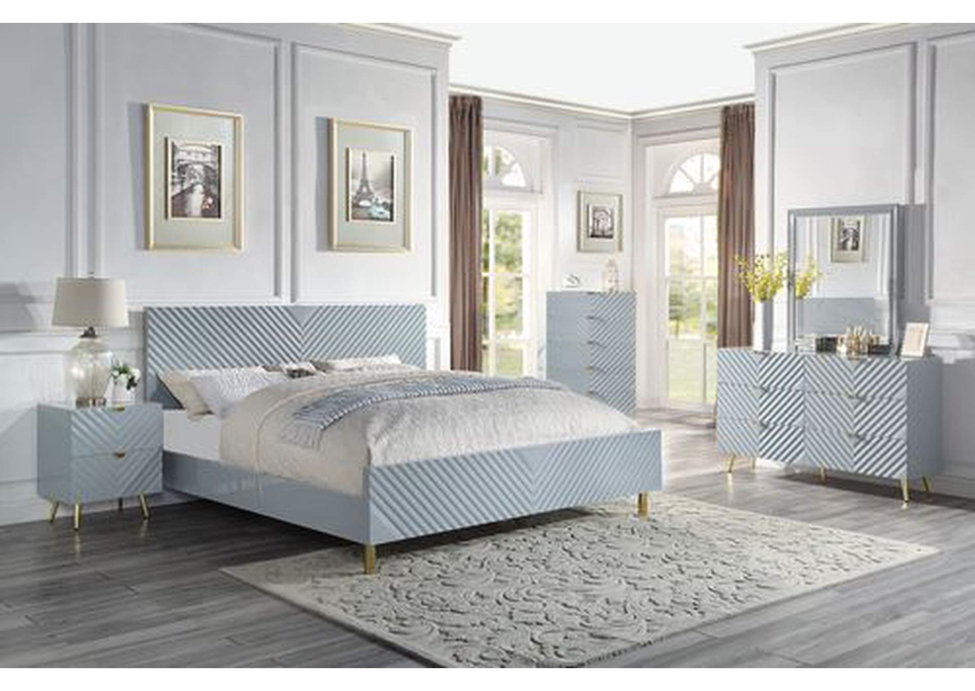 Gaines Eastern King Bed,Acme