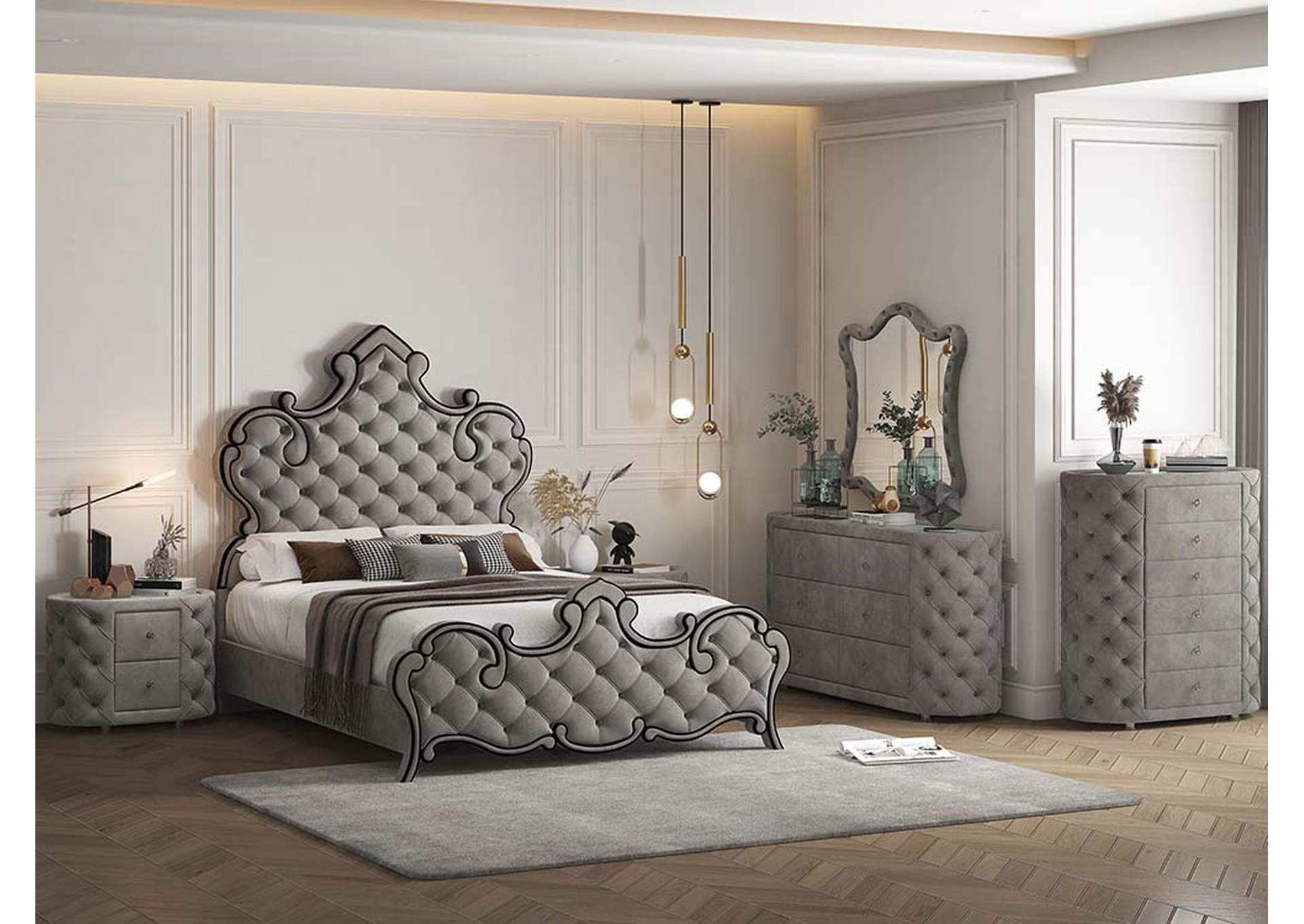Perine Queen Bed,Acme