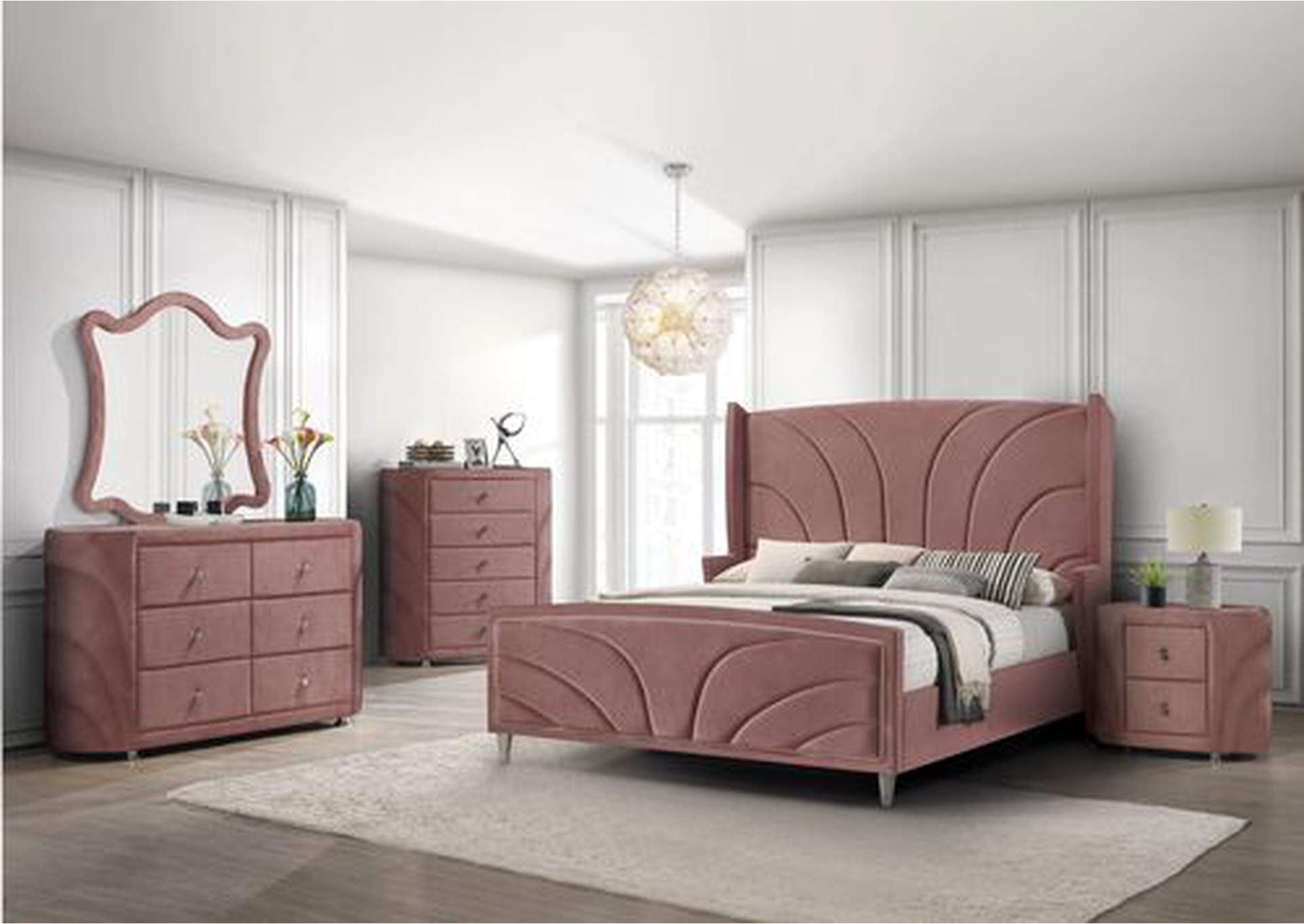 Salonia Eastern King Bed,Acme