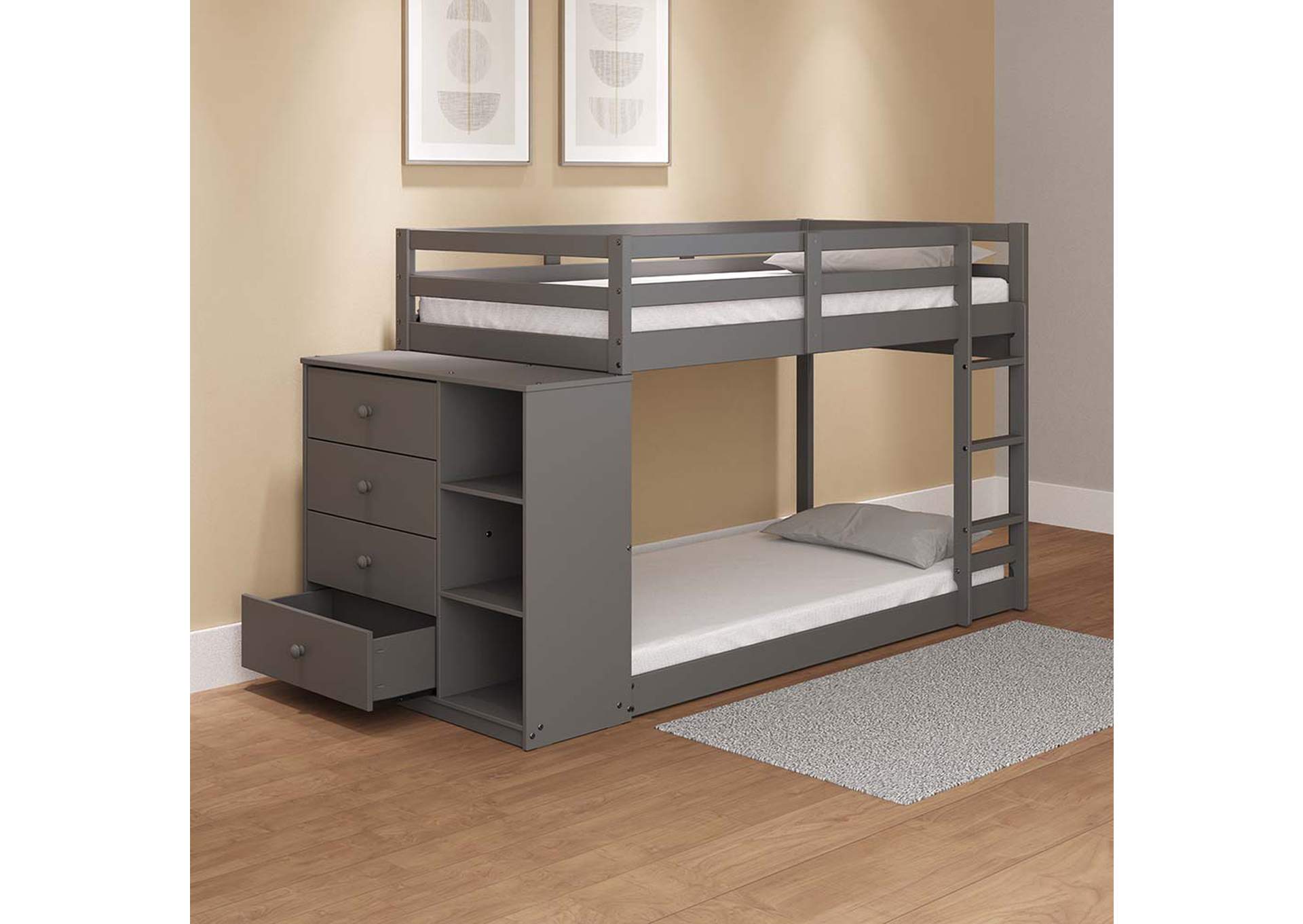 Gaston Twin/Twin Bunk Bed,Acme