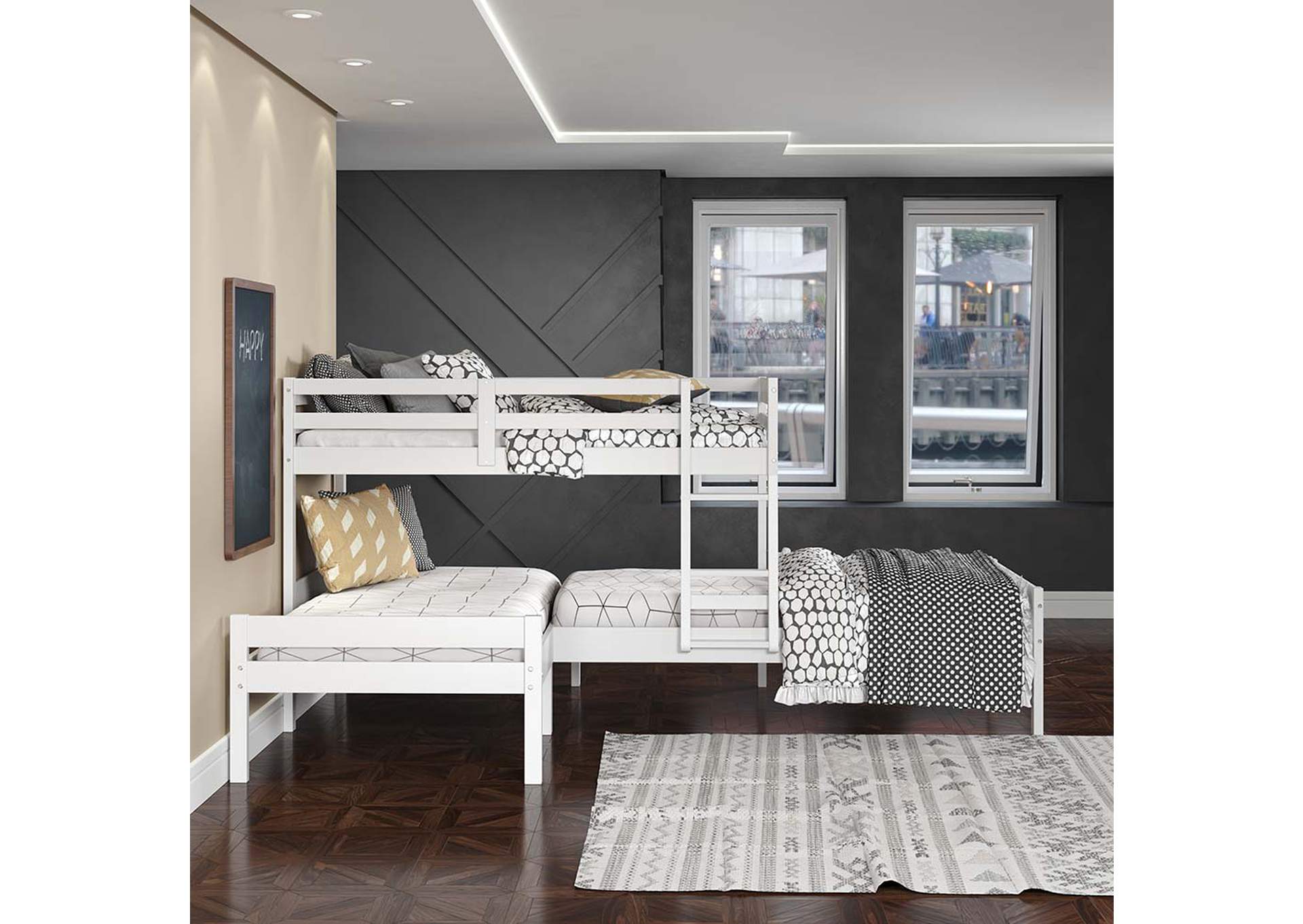 Manoela Triple Bunk Bed - Twin,Acme