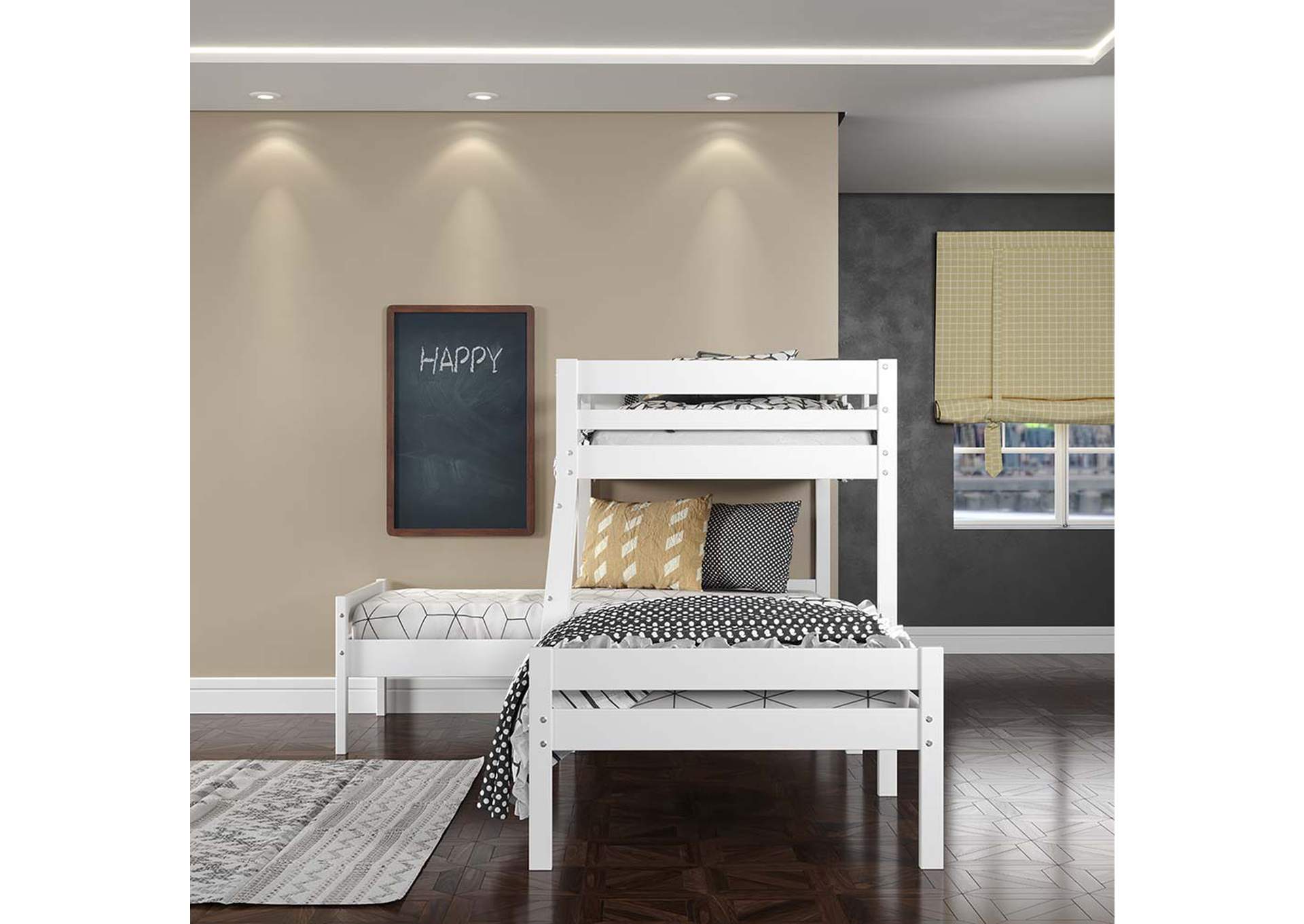 Manoela Triple Bunk Bed - Twin,Acme