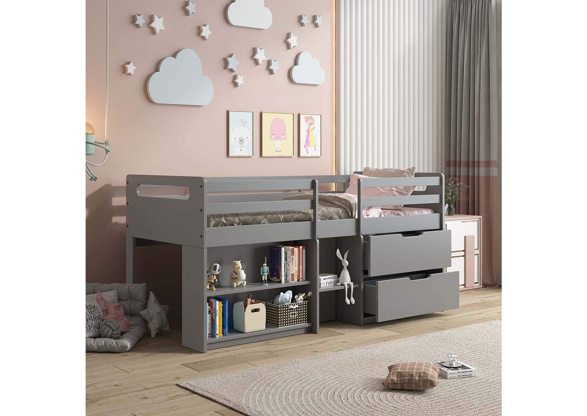 Fabiana Twin Loft Bed,Acme