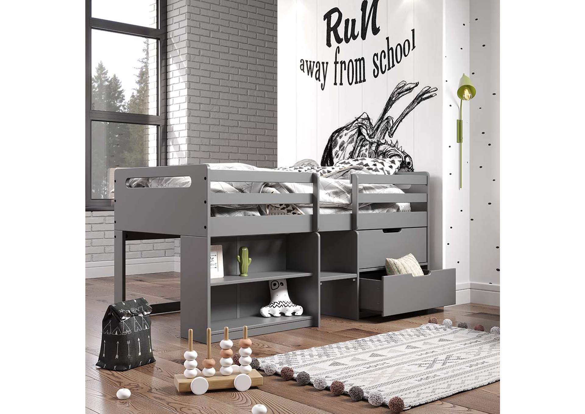 Fabiana Twin Loft Bed,Acme