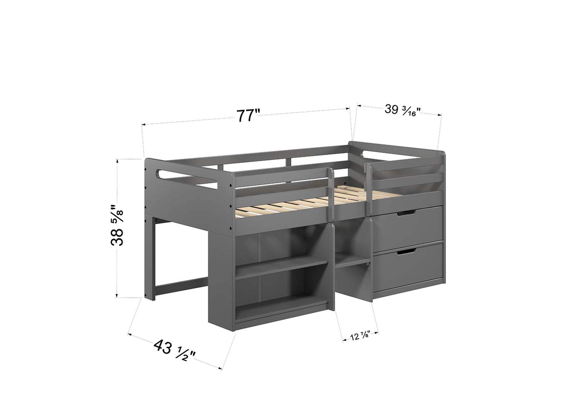 Fabiana Twin Loft Bed,Acme