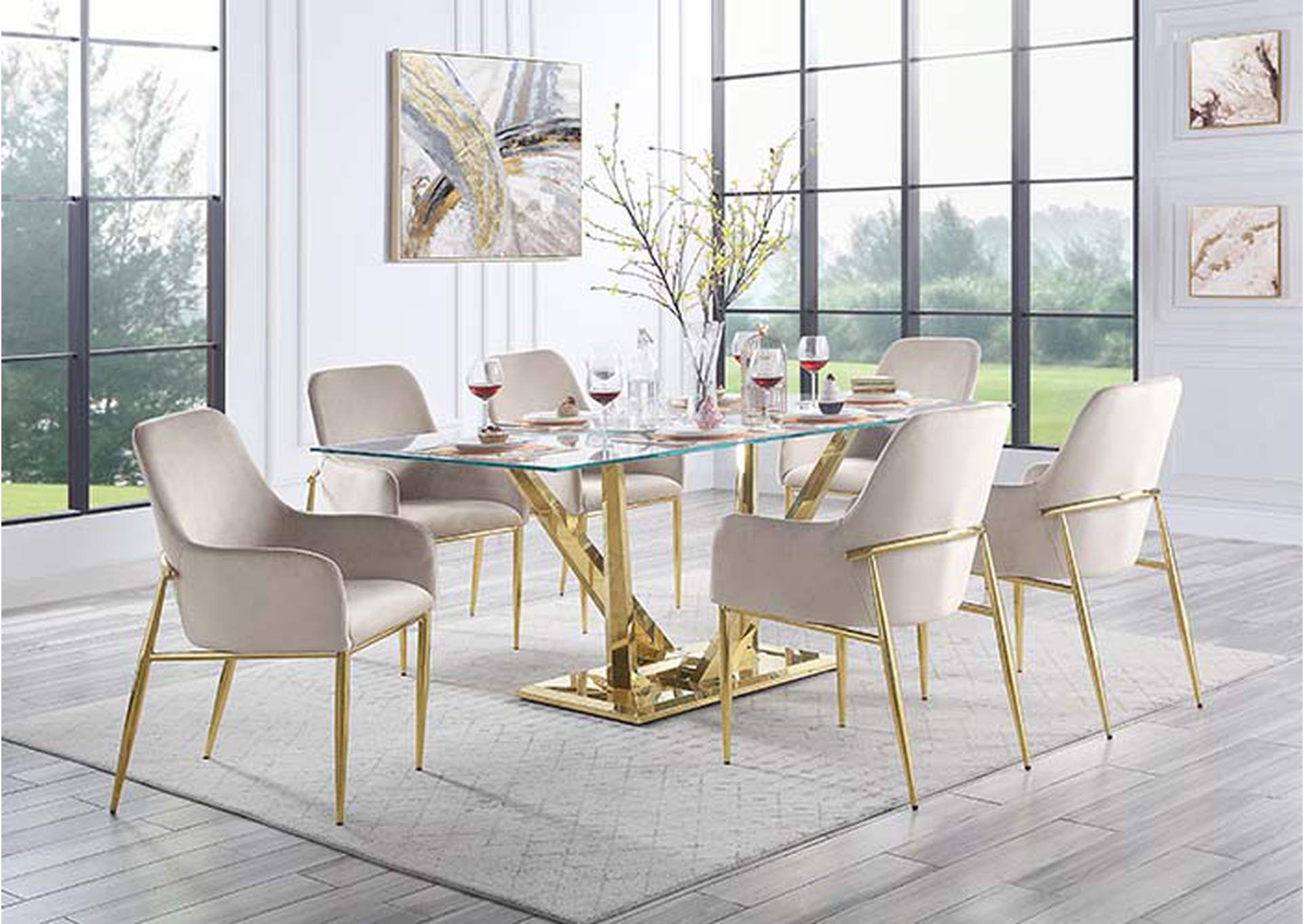Barnard Side Chair (2Pc),Acme