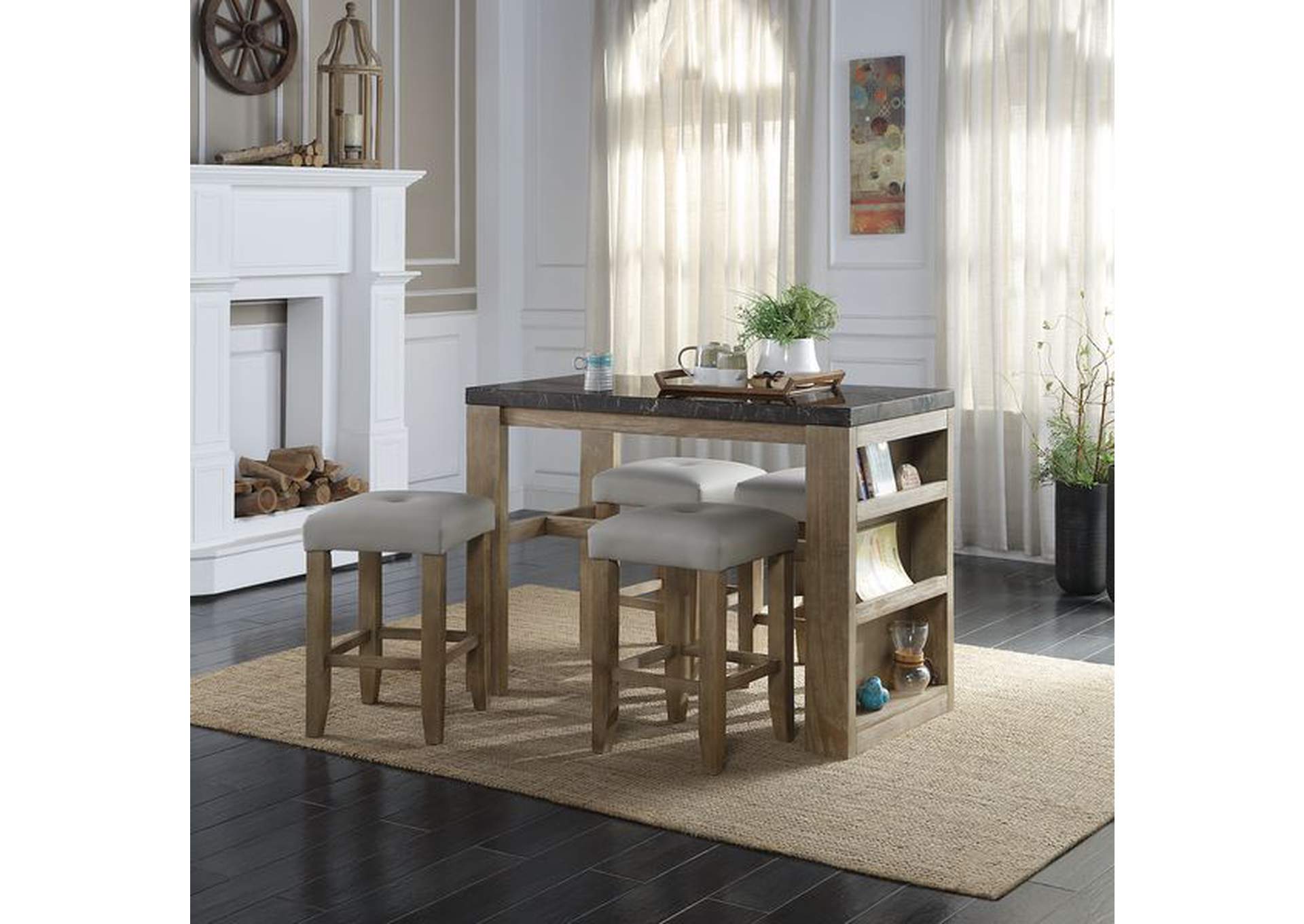 Charnell Counter Height Table,Acme