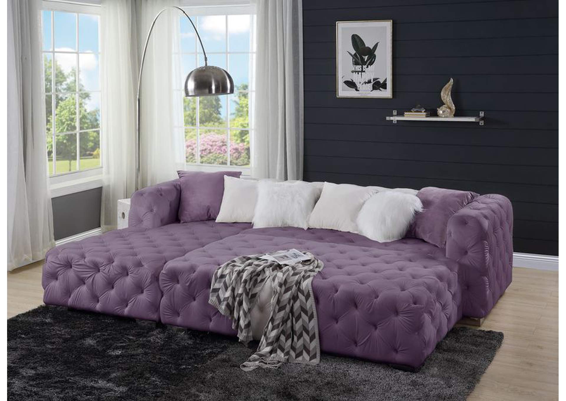 Qokmis Sectional Sofa,Acme
