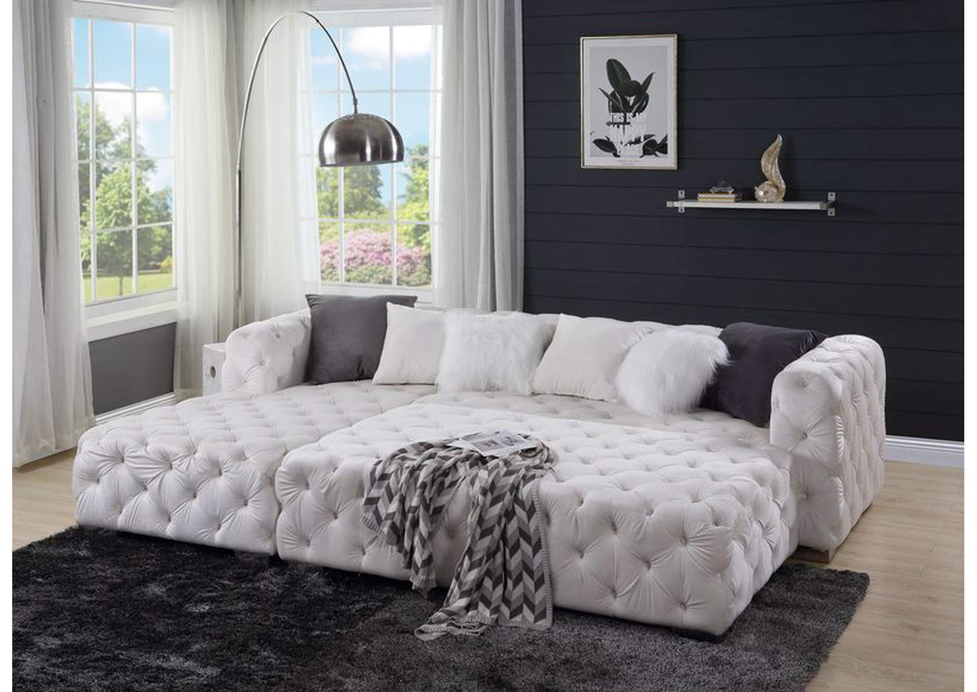 Qokmis Sectional Sofa,Acme