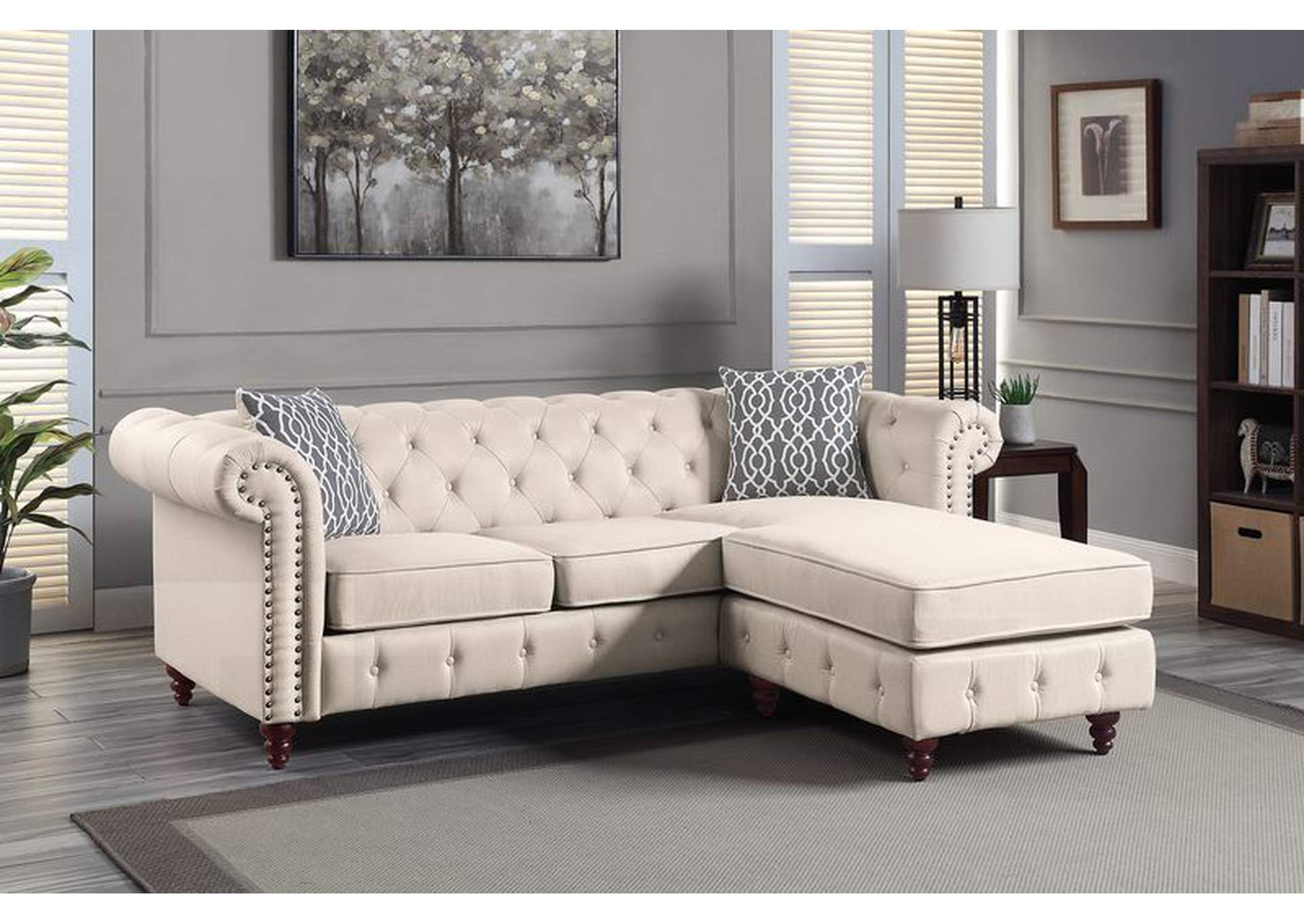 Waldina Sectional Sofa,Acme