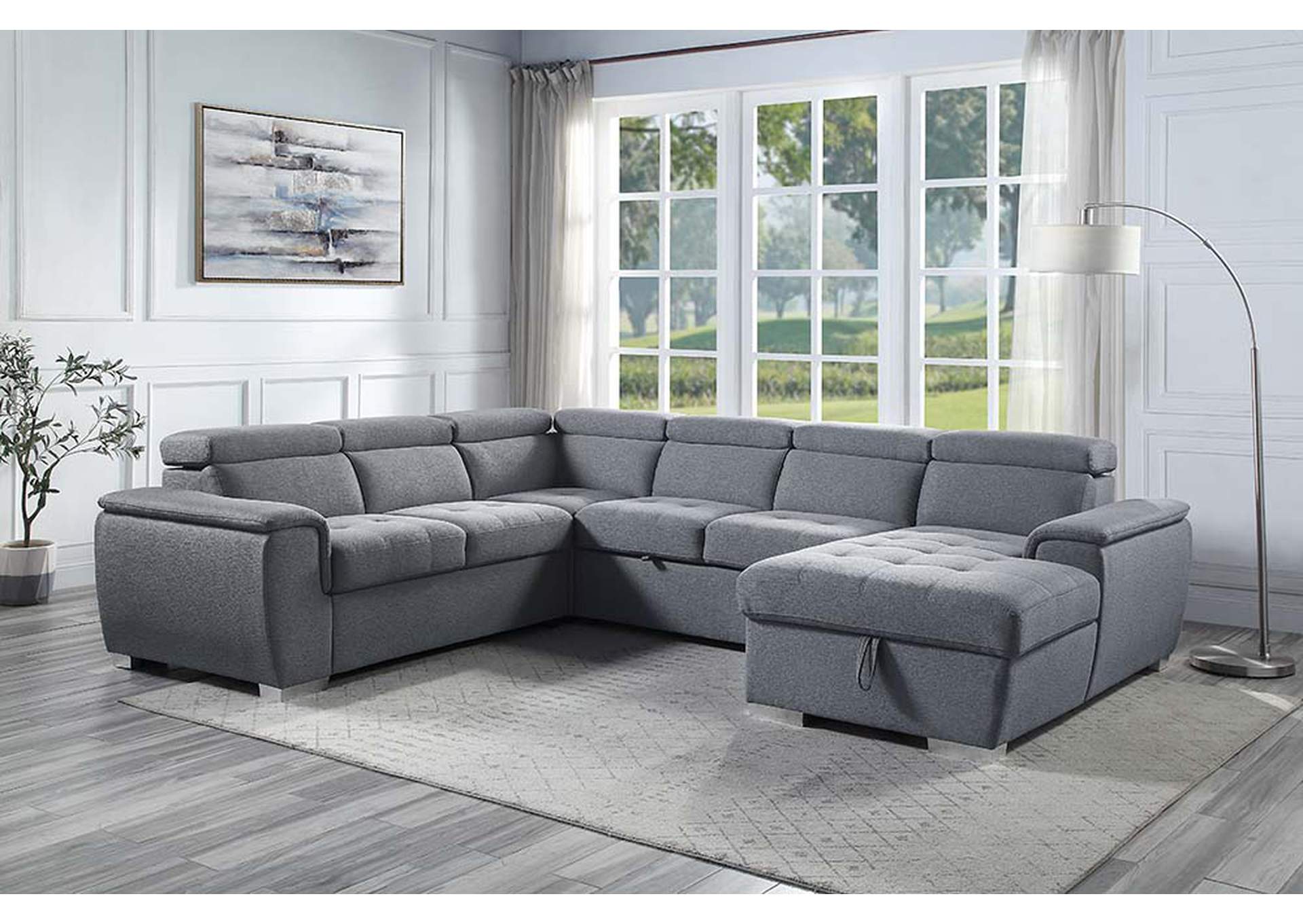 Hanley Sectional Sofa,Acme