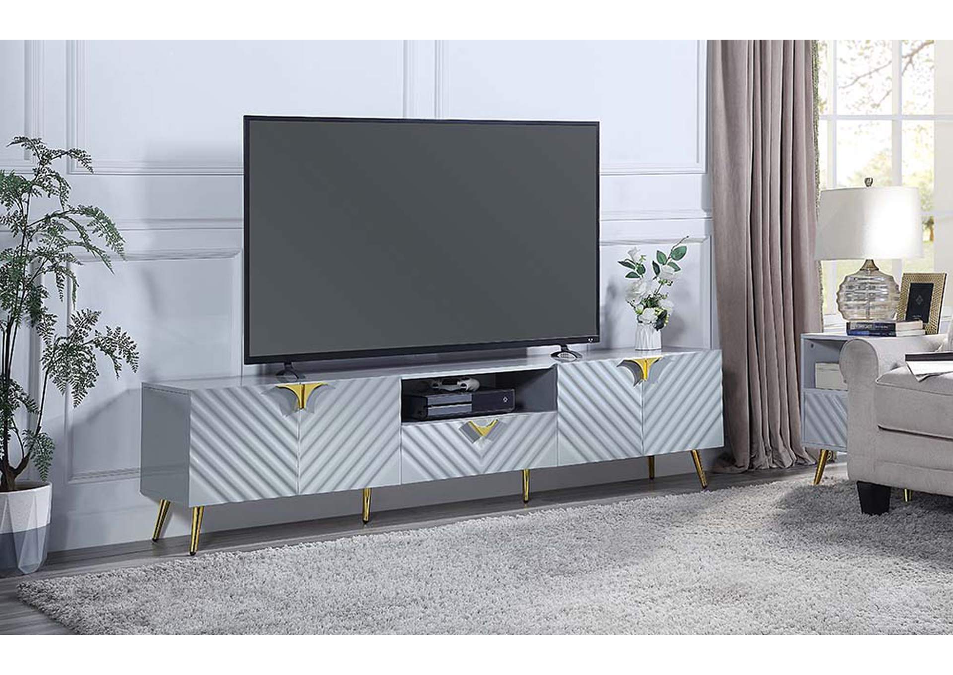 Gaines Tv Stand,Acme