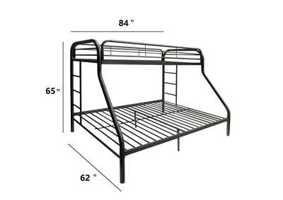 Image for Peregrine Black Twin XL/Queen Bunk Bed
