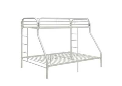 Image for White Tritan Twin XL/Queen Bunk Bed