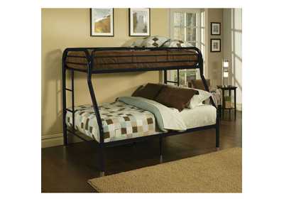Image for Vendome Black Twin/Full Bunk Bed
