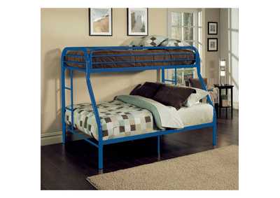 Image for Versailles Blue Twin/Full Bunk Bed