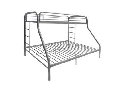 Tritan Silver Twin/Full Bunk Bed