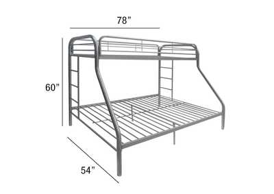 Tritan Twin/Full Bunk Bed,Acme