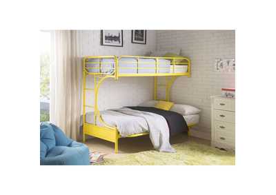 Image for Jennavieve Yellow Twin/Full/Futon Bunk Bed