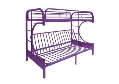 Eclipse Purple Twin/Full/Futon Bunk Bed