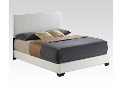 Rafael White PU III Queen Bed