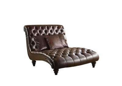 Image for Anondale 2-Tone Brown PU Chaise