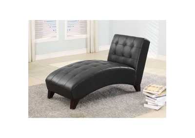 Image for Silchester Black PU Chaise