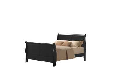 Image for Black Louis Philippe III Queen Bed