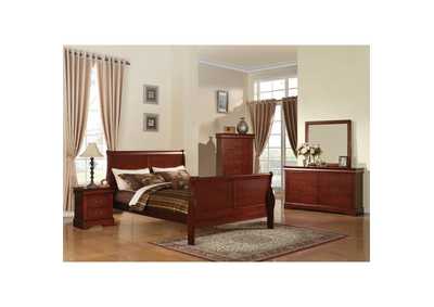 Image for Lorimar Cherry Philippe III Eastern King Bed