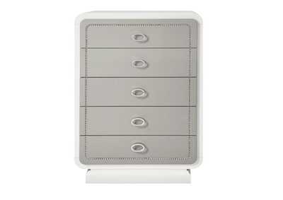 Allendale Ivory Latte High Gloss Chest,Acme